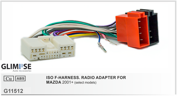ISO F-HARNESS. RADIO ADAPTER FOR MAZDA 2001 on