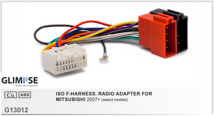 ISO F-HARNESS. RADIO ADAPTER FOR MITSUBISHI 2007 on