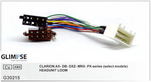 CLARION AX- DB- DXZ- MRX- PX-series (select models) Headunit Loom