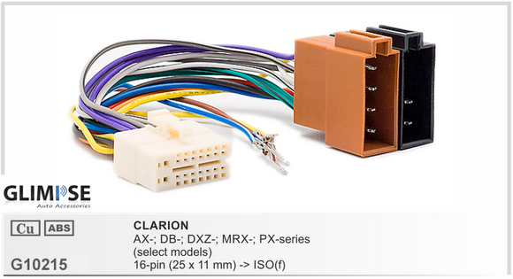 CLARION AX- DB- DXZ- MRX- PX-series (select models) Headunit Loom