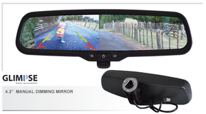 4.3 inch Manual Dimming Reverse Mirror Monitor #78 Bracket