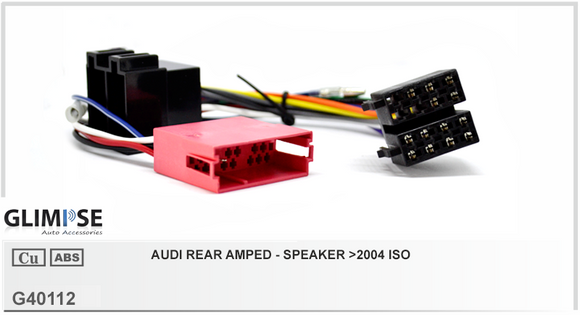 Audi Rear Amped - Speaker >2004 ISO