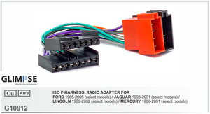 ISO F-HARNESS. RADIO ADAPTER FOR FORD 1985-2005