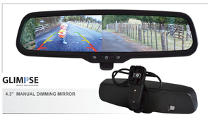 4.3 inch Manual Dimming Reverse Mirror Monitor #105 Bracket