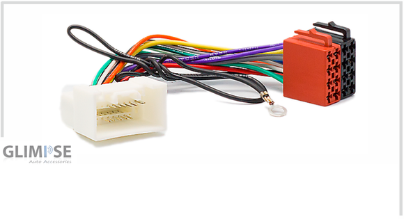 MITSUBISHI 2007 on (select models / only acceptable for new 20-pin plug / without navigation / not for Rockford Fosgate amplifier) ISO