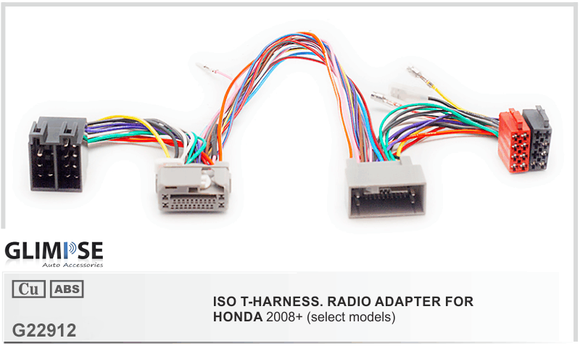 HONDA 2008+ (select models) ISO T-Harness