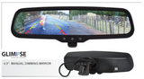 Glimpse Reverse Camera Kit with #1 Bracket and Flush Mount Manual Dimming Reverse Camera