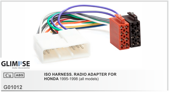 HONDA 1988-1998 (select models) ISO