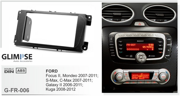 FORD Focus II Mondeo S-Max C-Max 2007-2011 Galaxy II 2006-2011 Kuga 2008-2012 (Black) Trim