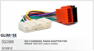 ISO F-HARNESS. RADIO ADAPTER FOR VOLVO 1990-2001 (select models)