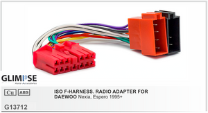 ISO F-HARNESS. RADIO ADAPTER FOR DAEWOO Nexia Espero 1995 on