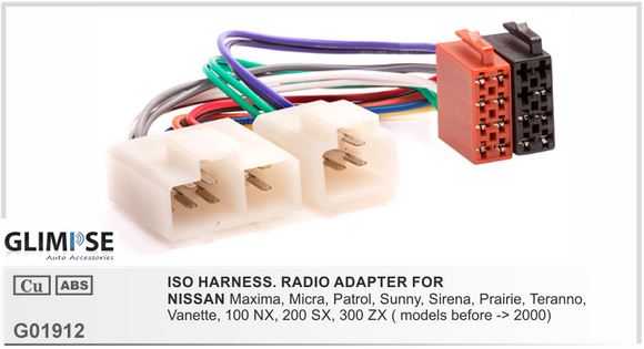 NISSAN 1983 on (select models) ISO